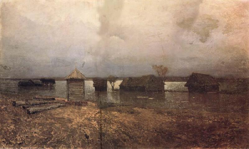 Levitan, Isaak Flood France oil painting art